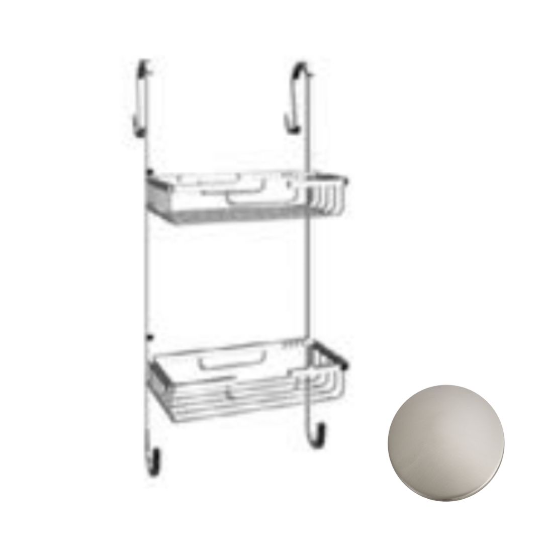 K/GR/02/2/60 Решетка 2-уровневая Etrusca Complementi 24,5x55x20 (цвет - никель матовый)