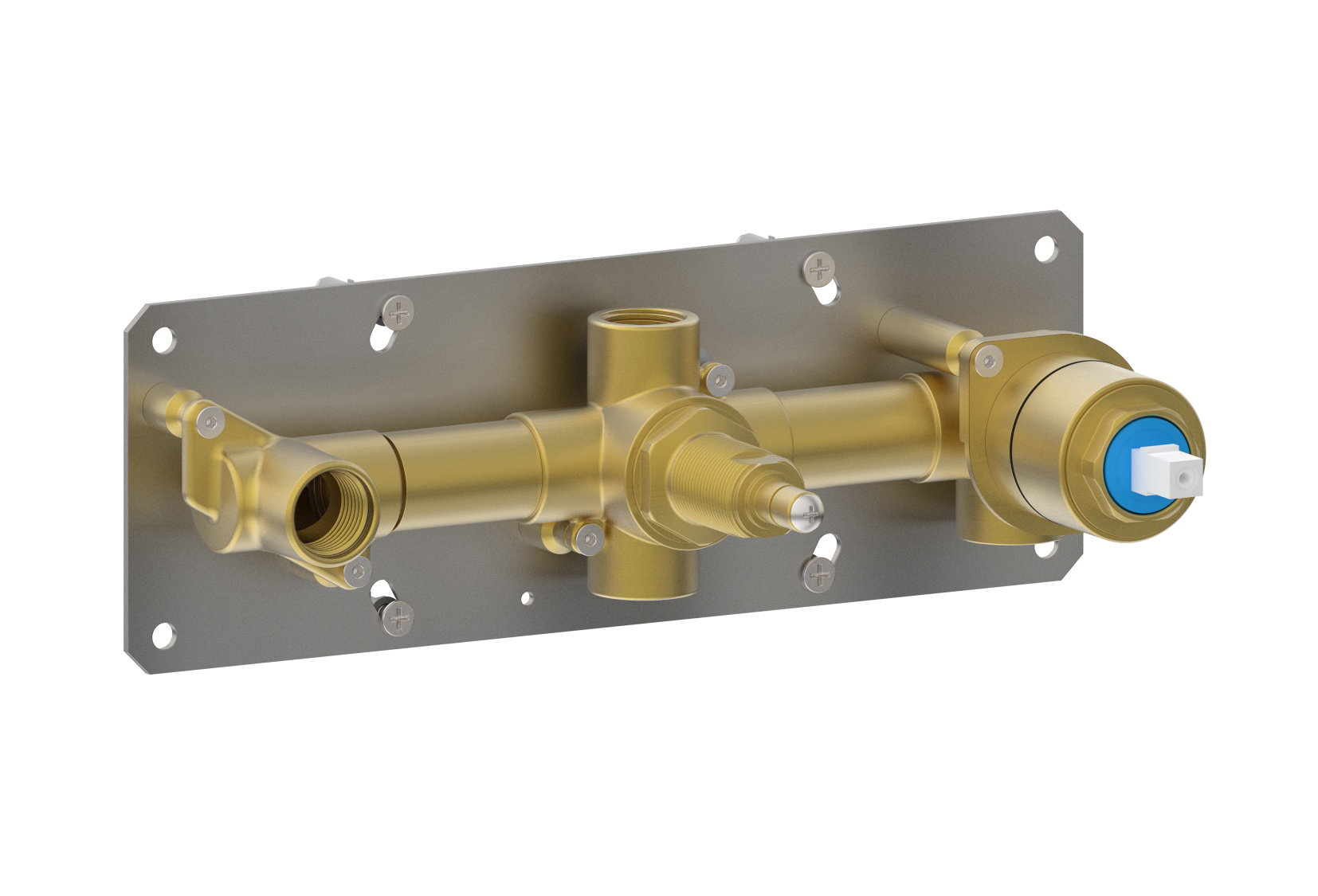 5302 Универсальная встраиваемая часть смесителя для душа Giulini на 3 режима: ручной душ и 2 доп. вывода воды (цвет - универсальный)