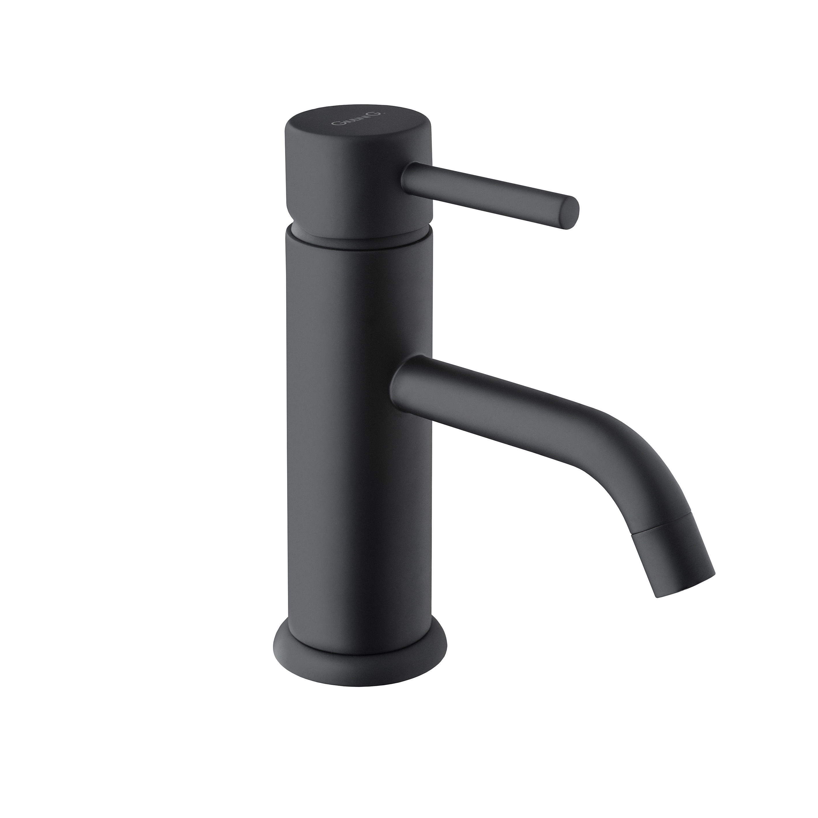 6533/SCNO Смеситель на раковину Futuro Giulini, без донного клапана (цвет - черный матовый)