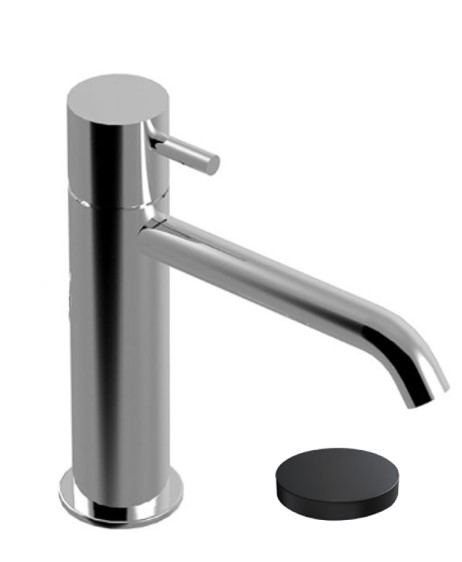 5905/SCNO Смеситель для раковины однорычажный Giulini My Future,без донного клапана(цвет-черный матовый)