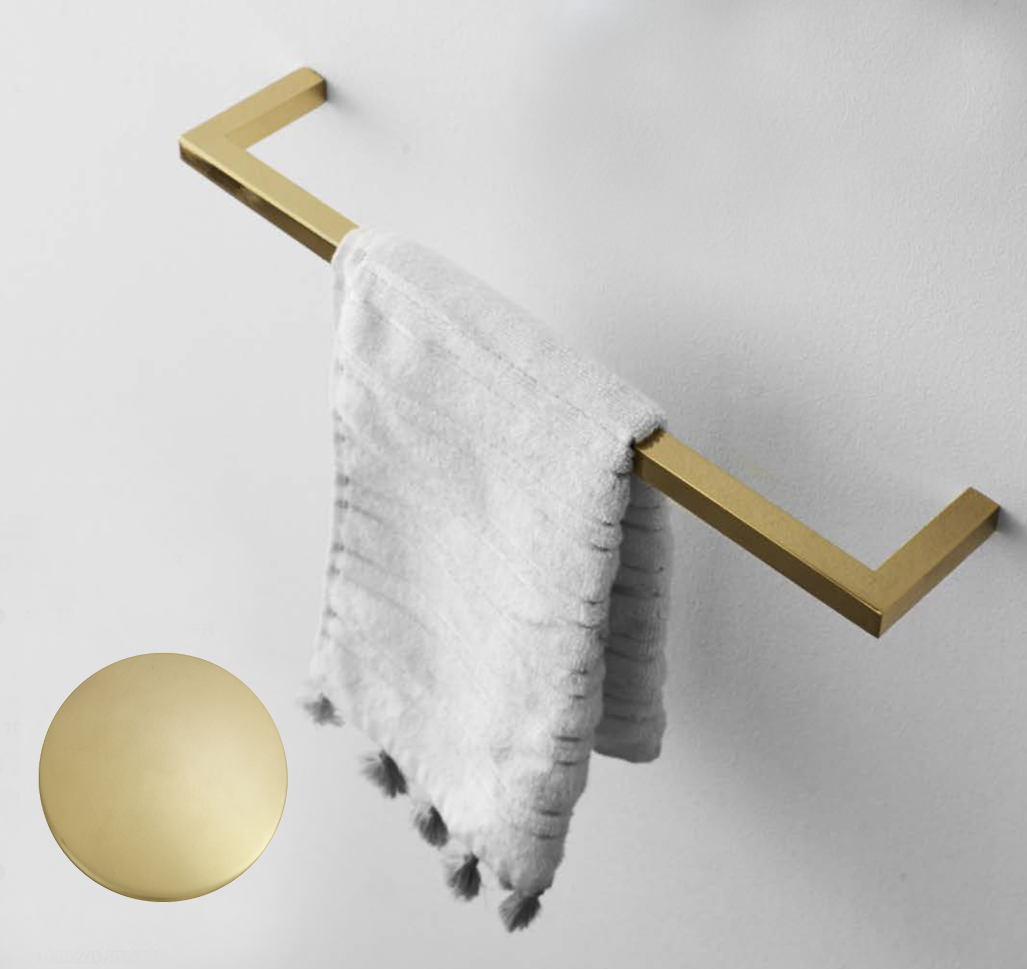 10808/59 Полотенцедержатель Etrusca Metropolitan 37 см (цвет - золото матовое сатинированное)