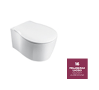 FOR1202R16 Унитаз подвесной безободковый Olympia FORMOSA 2.0 с креплениями (цвет - баклажан глянцевый)