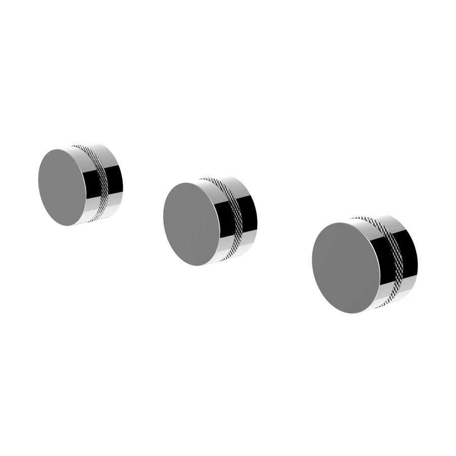 MR0115W2-EPDL Внешняя часть для встраиваемого смесителя для душа Giulini My Ring Deluxe с дивертером на 2 выхода (цвет - хром)