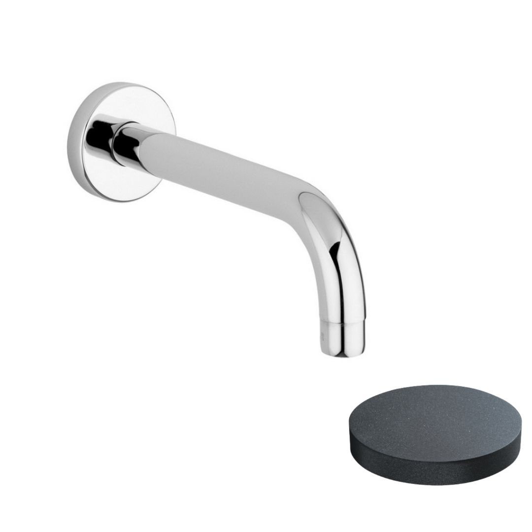 3222-15GF Излив Giulini, Ø 24 мм, 150 мм (цвет - графит)