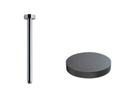 1762-10GF Душевой кронштейн потолочный Giulini 100 мм, потолочный (цвет - графит)