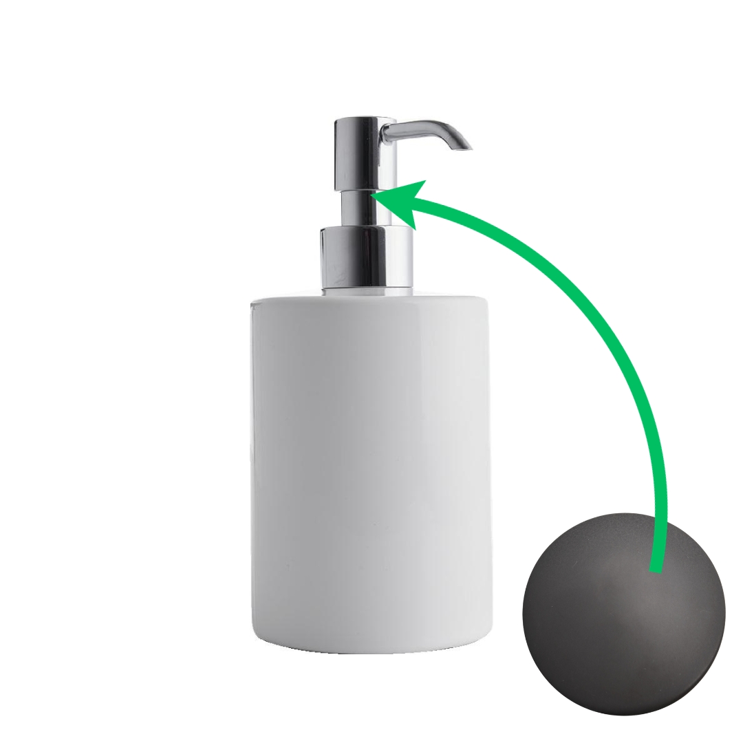 K/403/30/CER Диспенсер Etrusca Complementi керамика (цвет - черный матовый)