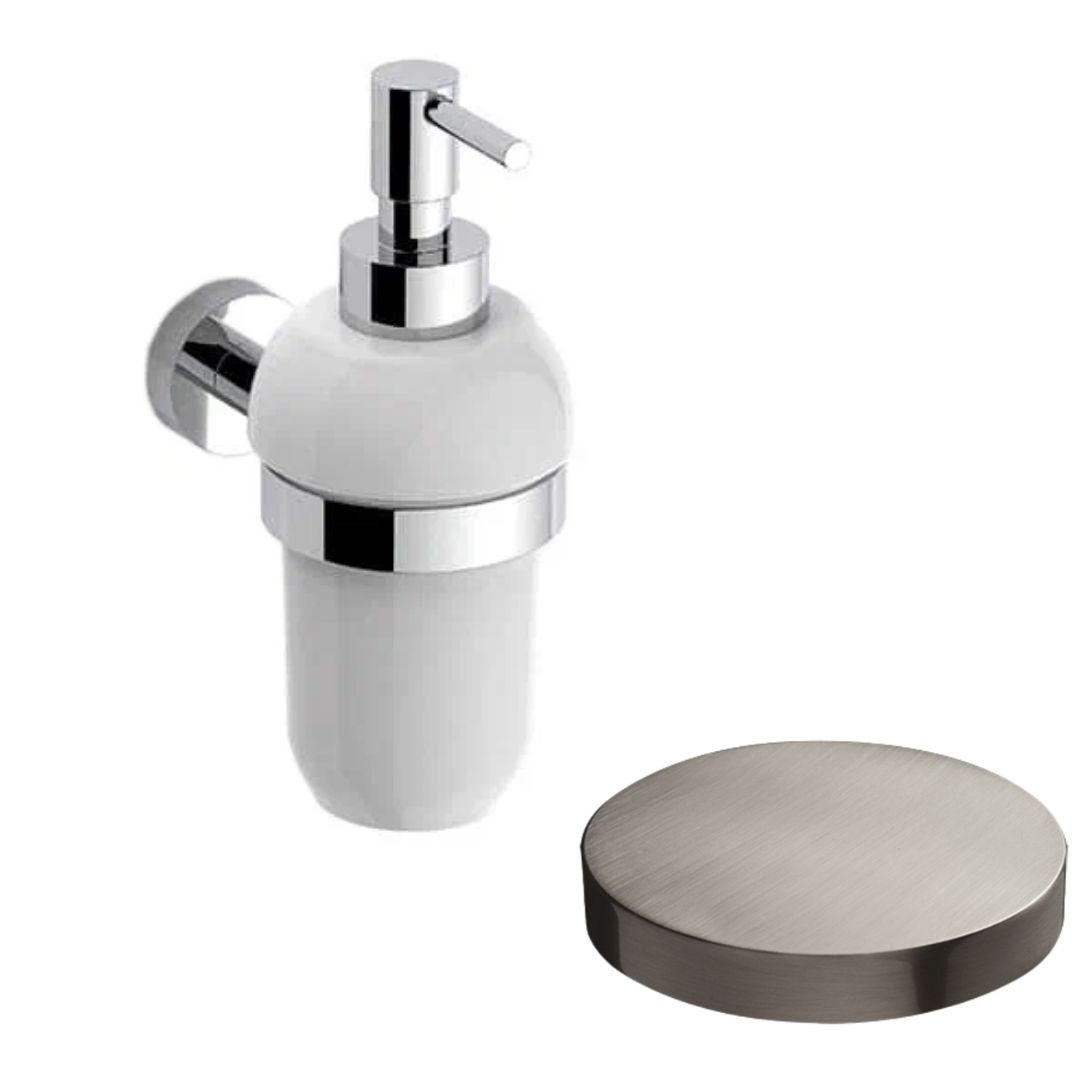 RG0836ANKO Диспенсер подвесной Moderna Giulini (цвет - никель матовый)