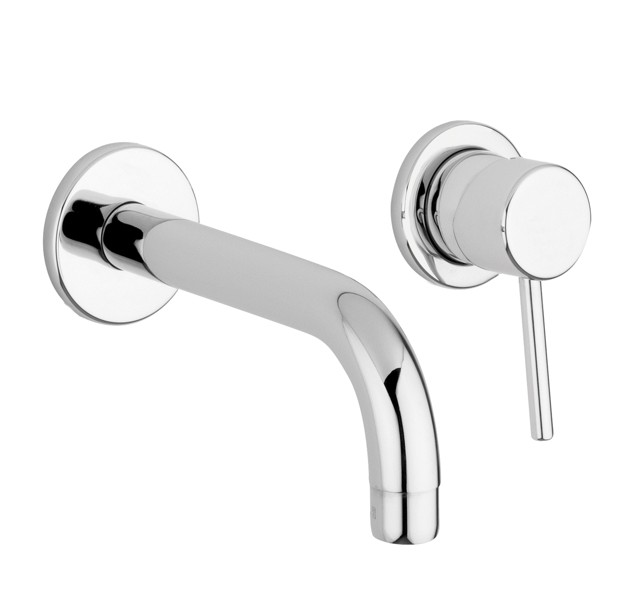 6525-20EP Внешняя часть смесителя для раковины Giulini Futuro настенного монтажа, излив 20 см, без донного клапана (цвет - хром) (2)