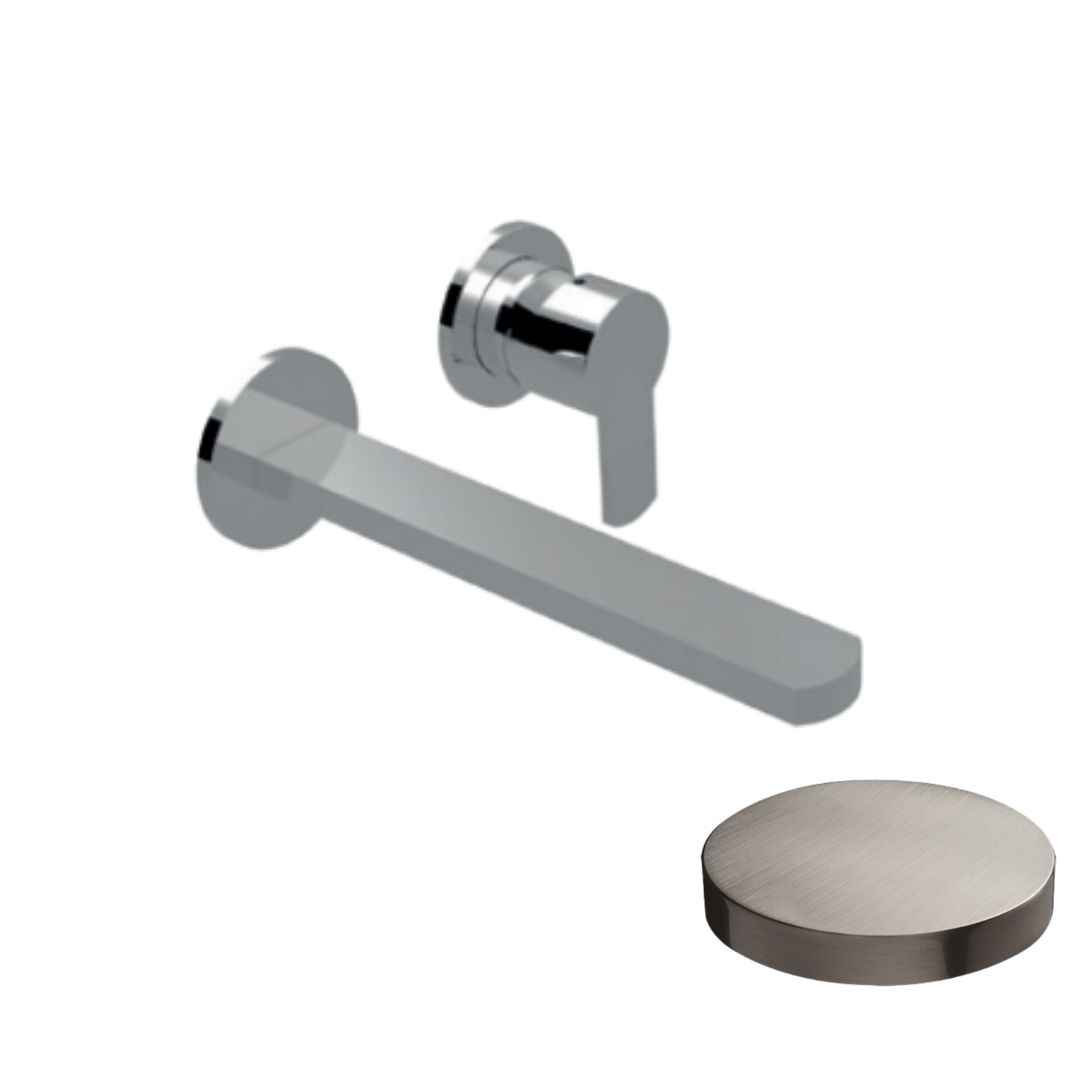 5825-20EPNKO Внешняя часть смесителя для раковины встраиваемого Giulini Surf, излив 20 см, без донного клапана (цвет - никель матовый)