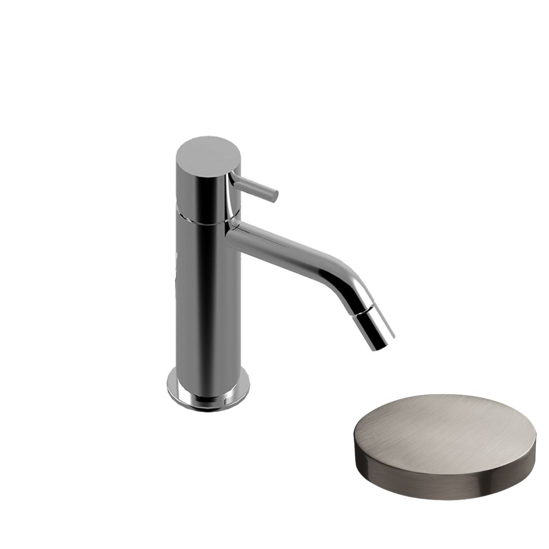 5907/SCNKO Смеситель для биде Giulini My Future, высокий излив, без донного клапана (цвет - матовый никель)