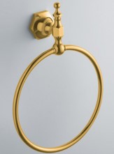 4665/55 Полотенцедержатель круглый Etrusca Star (цвет - золото)