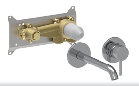 5283 Универсальная встраиваемая часть смесителя Giulini  (мод. 5921-18) с подключениями (цвет - универсальный)