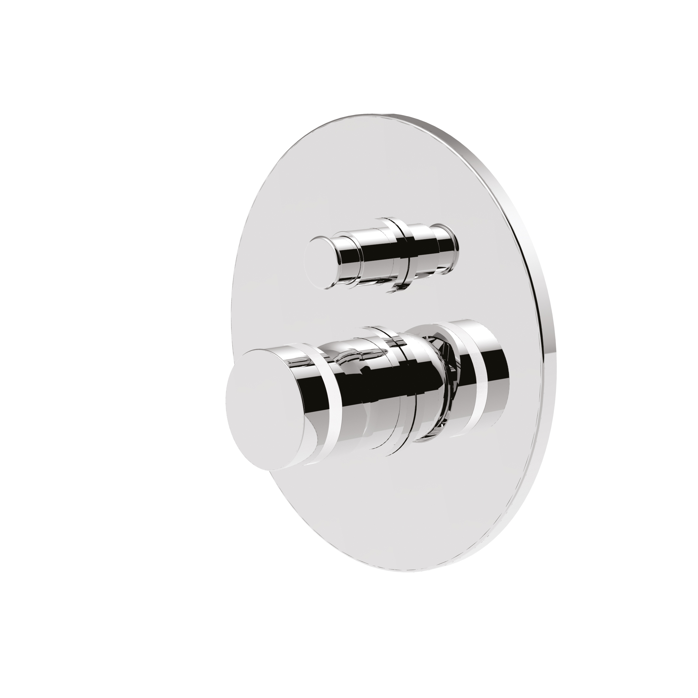 MR0063EP Внешняя часть для встраиваемого смесителя Giulini My Ring для душа с дивертером (цвет - хром)