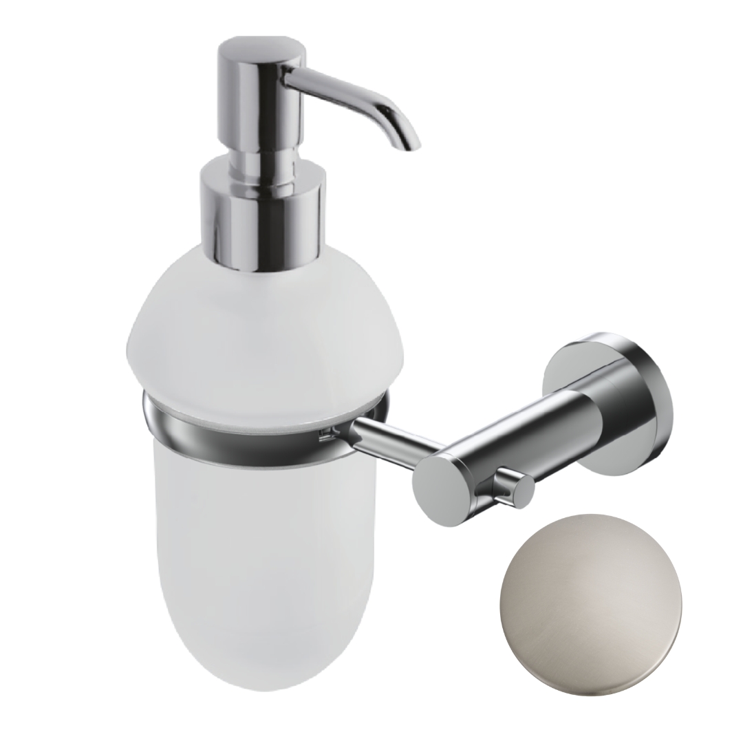 10832/D/60/SAT Диспенсер подвесной Etrusca Wet, матовое стекло (цвет - никель матовый)