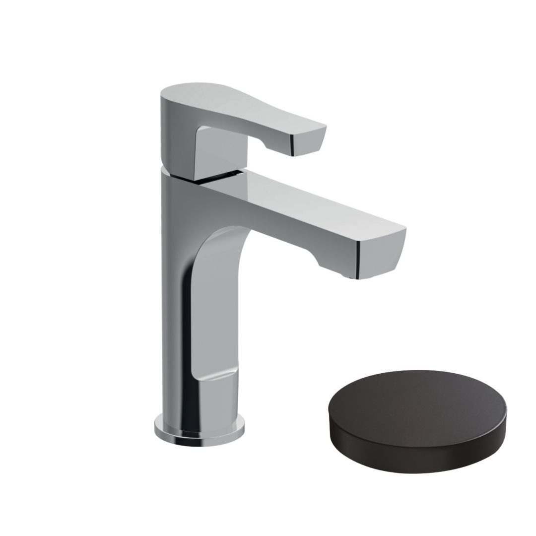 5705/SCNO Однорычажный смеситель для раковины Giulini Ego, без донного клапана (цвет - черный матовый)