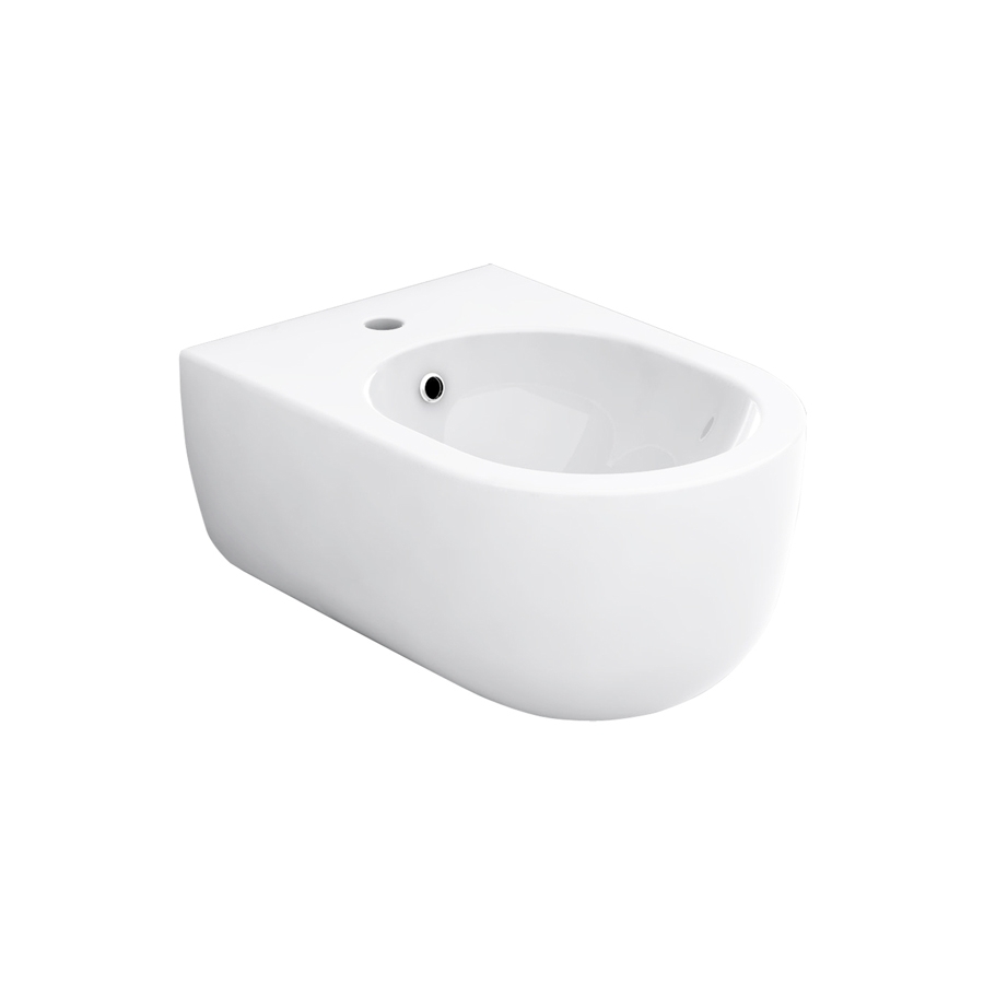 MIL220101 Биде подвесное Olympia Milady с 1 отв (цвет - белый глянцевый)