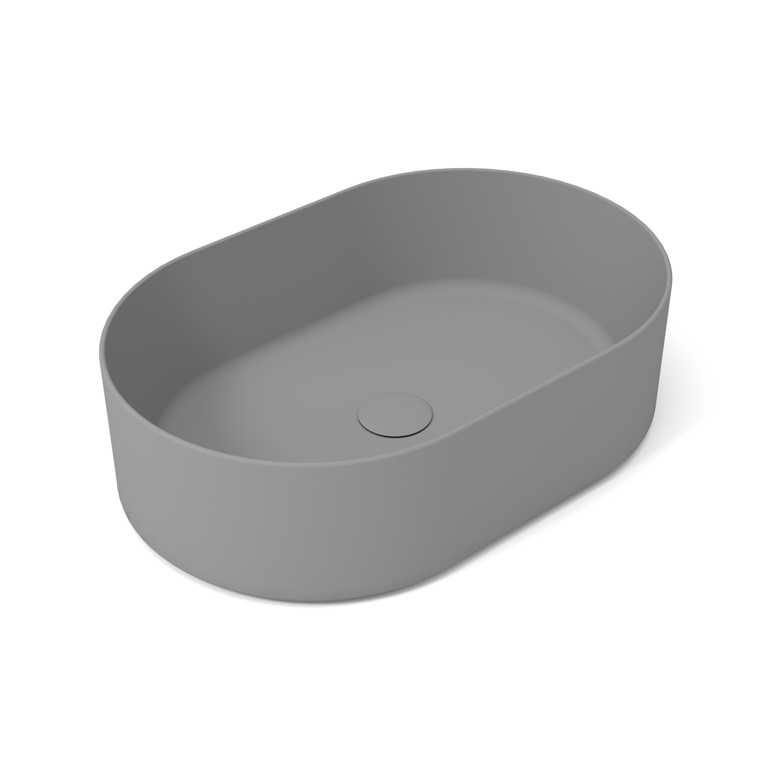 OPE42OV60003 Раковина накладная Olympia Open 60x40x17 cm (цвет - серый матовый)