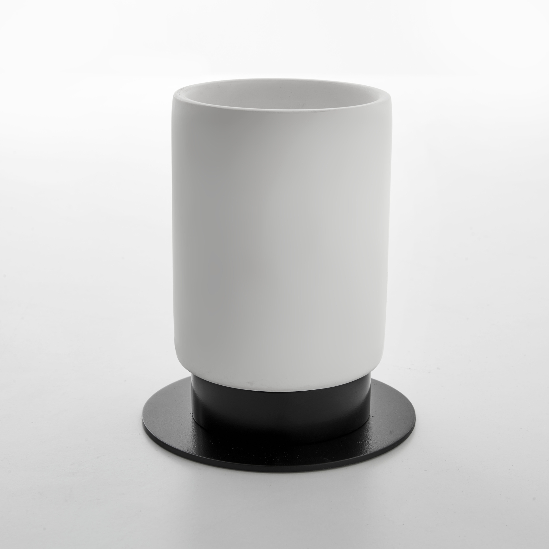 K/621/30/SSF Стакан Etrusca Dinamic, иск камень (цвет - черный матовый)