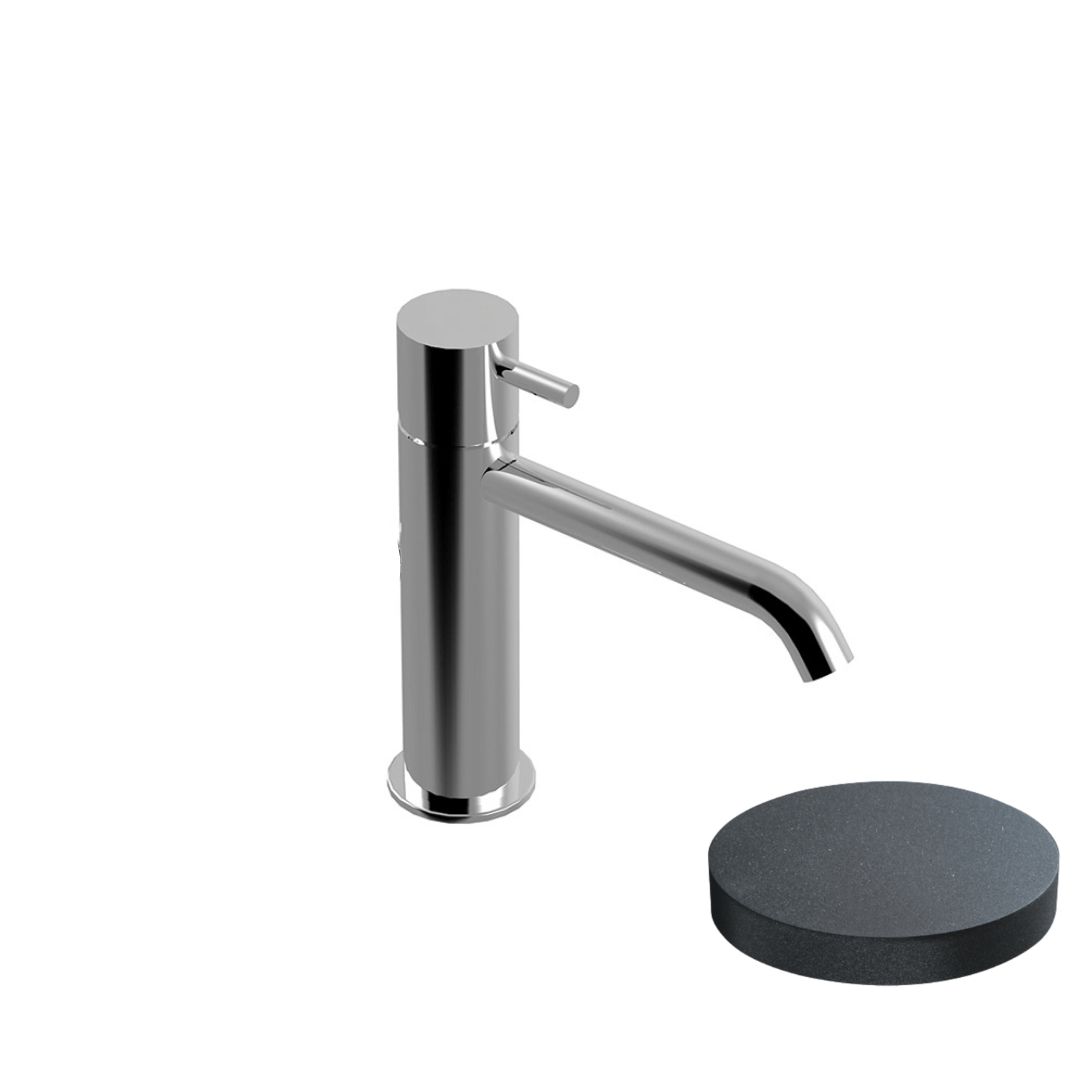 5905/SCGF Смеситель для раковины однорычажный Giulini My Future, без донного клапана (цвет - графит)