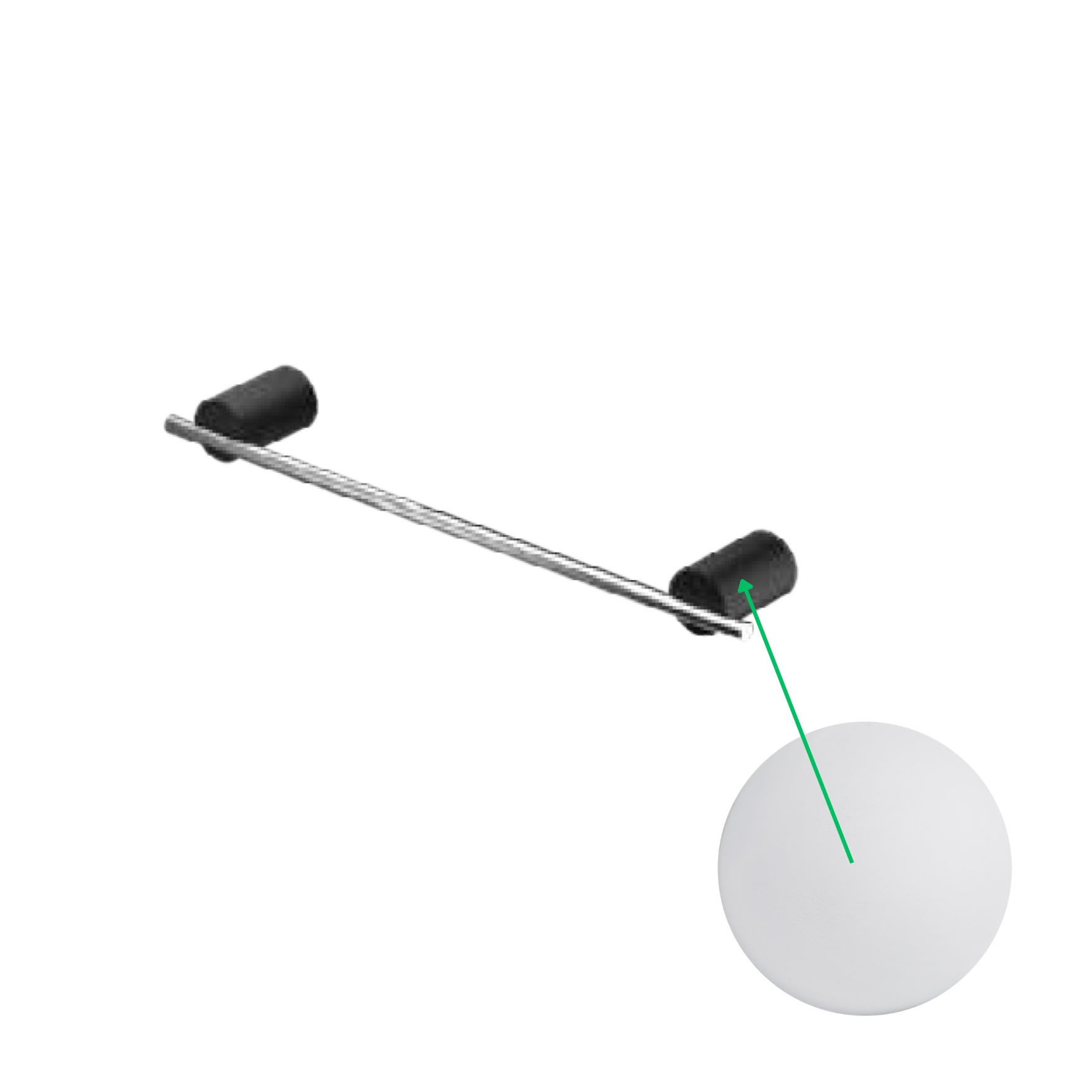 10738/BI/53 Полотенцедержатель Etrusca Dinamic 40 см (цвет - хром)