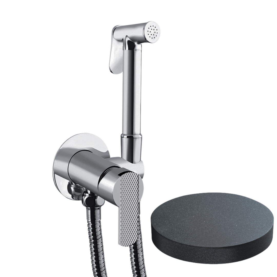 SH25/SEPDLGF Внешняя часть гигиенического душа Giulini Surf Deluxe со смесителем (цвет - графит)