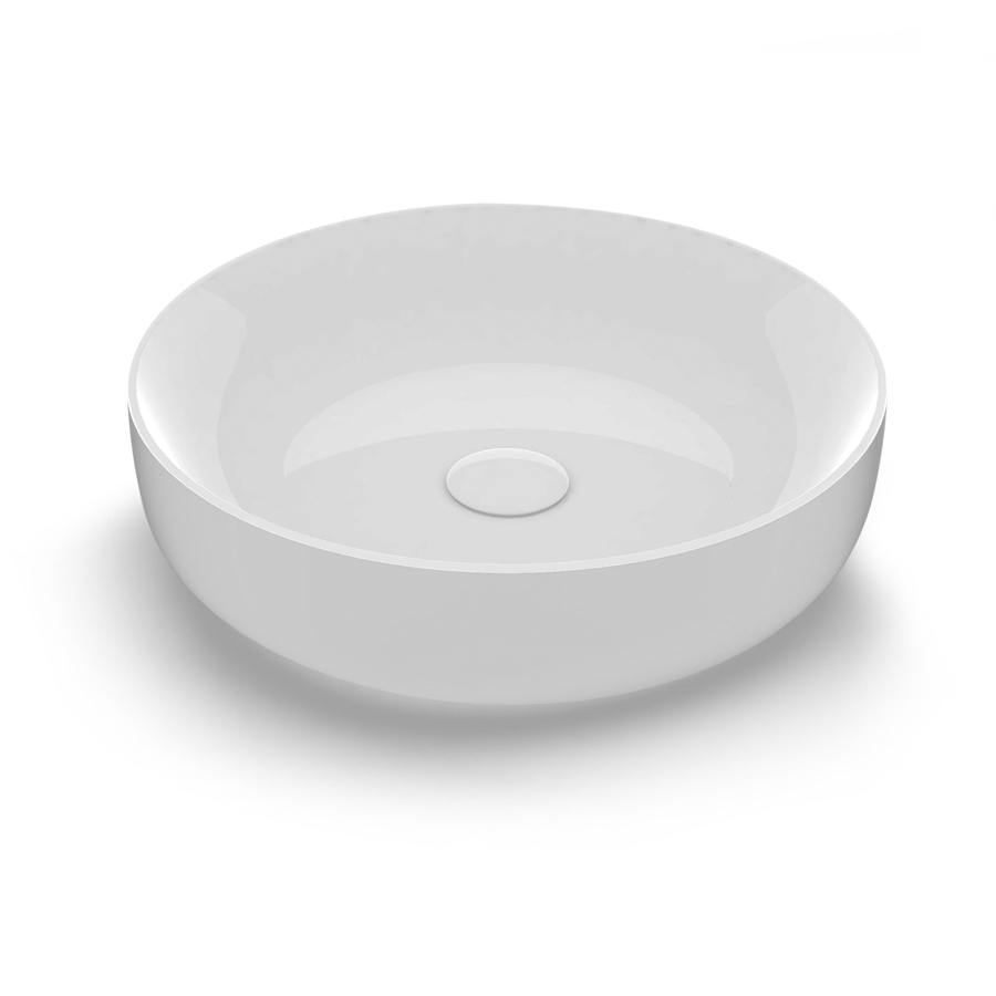 MET4245001 Раковина Olympia Metamorfosi накладная, ø45 h14 см (цвет - белый глянцевый)
