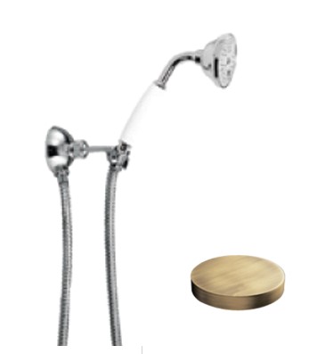 1551BR Душевой набор Giulini PRAGA  встроенный “Duplex” (цвет - бронза)