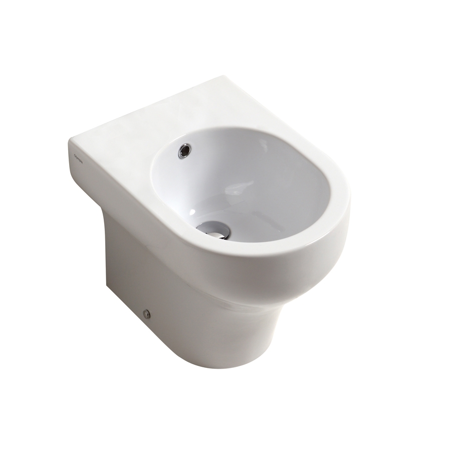 CLE210101 Биде напольное Olympia Clear с 1 отв (цвет- белый глянцевый)