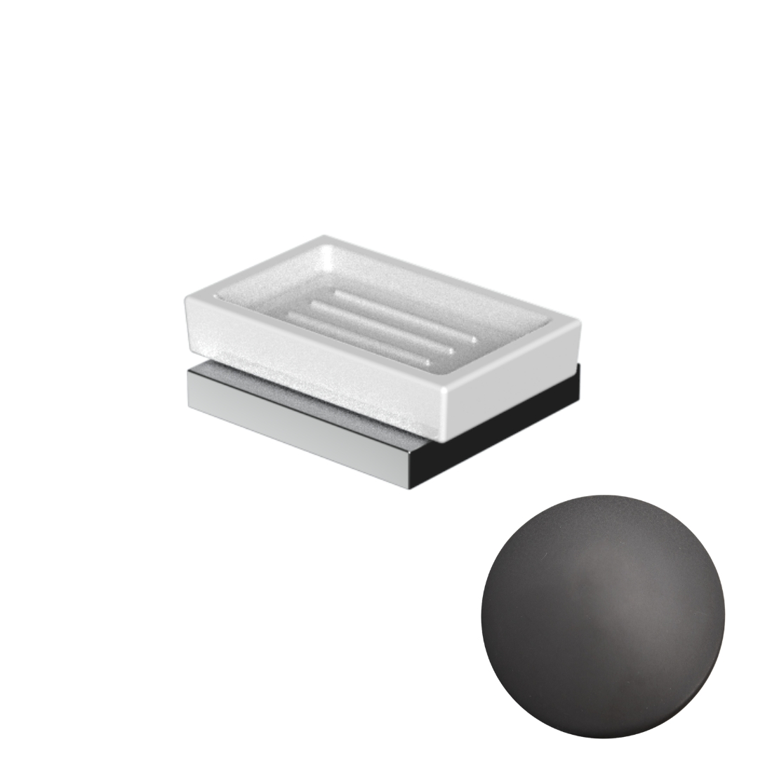 10802/30/CER Мыльница Etrusca Metropolitan (цвет - черный матовый)