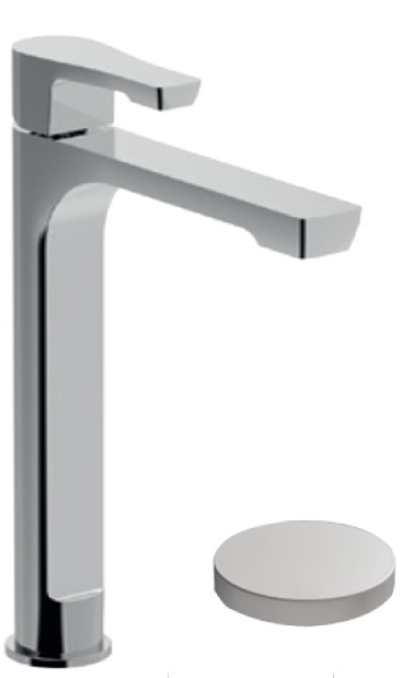 5739/SCBO Высокий однорычажный смеситель для раковины Giulini Ego, без донного клапана (цвет - белый матовый)