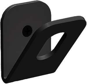 10705/30 Крючок Etrusca Abaco (цвет - черный матовый)