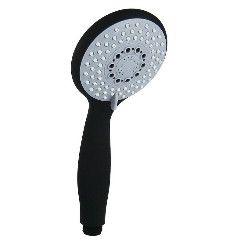 1780NO Лейка ручного душа Giulini с защитой от известняка, 3 режима струи  (цвет - матовый черный)