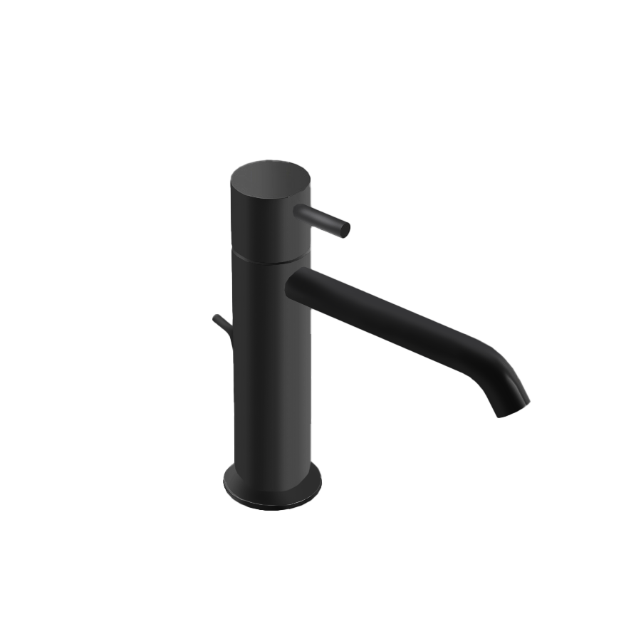 5905ANO Смеситель для раковины однорычажный Giulini My Future, донный клапан (цвет - черный матовый)