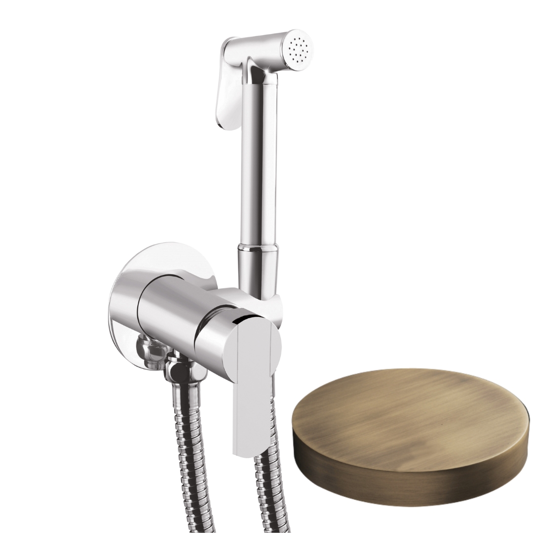 SH25/SBROP Гигиенический душ Giulini Surf со смесителем (цвет - бронза матовая)