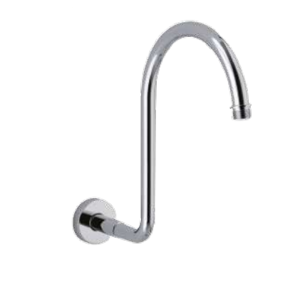 1757 Душевой кронштейн из латуни Giulini, длина 305 мм ( цвет - хром)