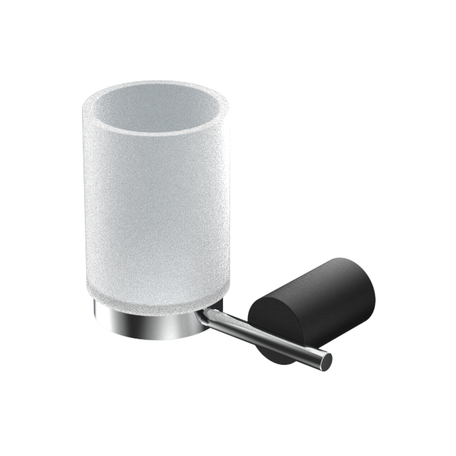 10731/NE/53/SSF Стакан подвесной Etrusca Dinamic, иск камень, (цвет - хром)