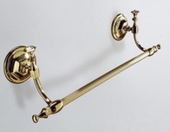 1709/55 Полотенцедержатель Etrusca Diamond 60 см (цвет - золото)