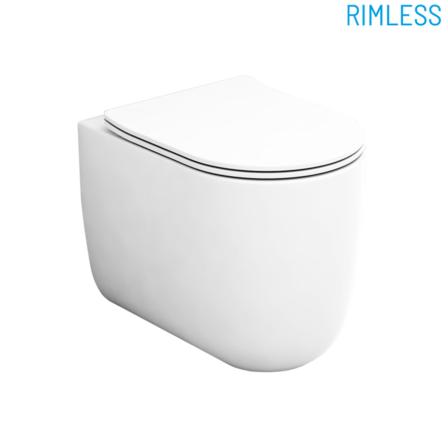 MIL110301 Унитаз напольный Olympia Milady безободковый с креплениями (цвет - белый глянцевый)