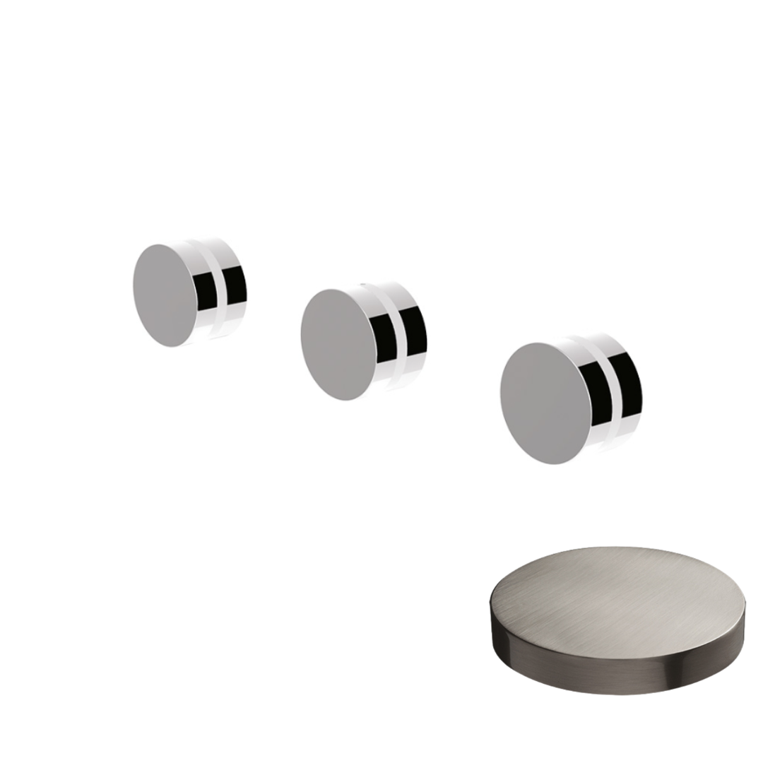 MR0115W2NKO  Смеситель встраиваемый для душа Giulini My Ring с дивертером на 2 выхода (цвет - никель матовый)