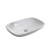 CLE4266001 Раковина накладная Olympia Clear 66х44хh12,5 см (цвет - белый глянцевый)#