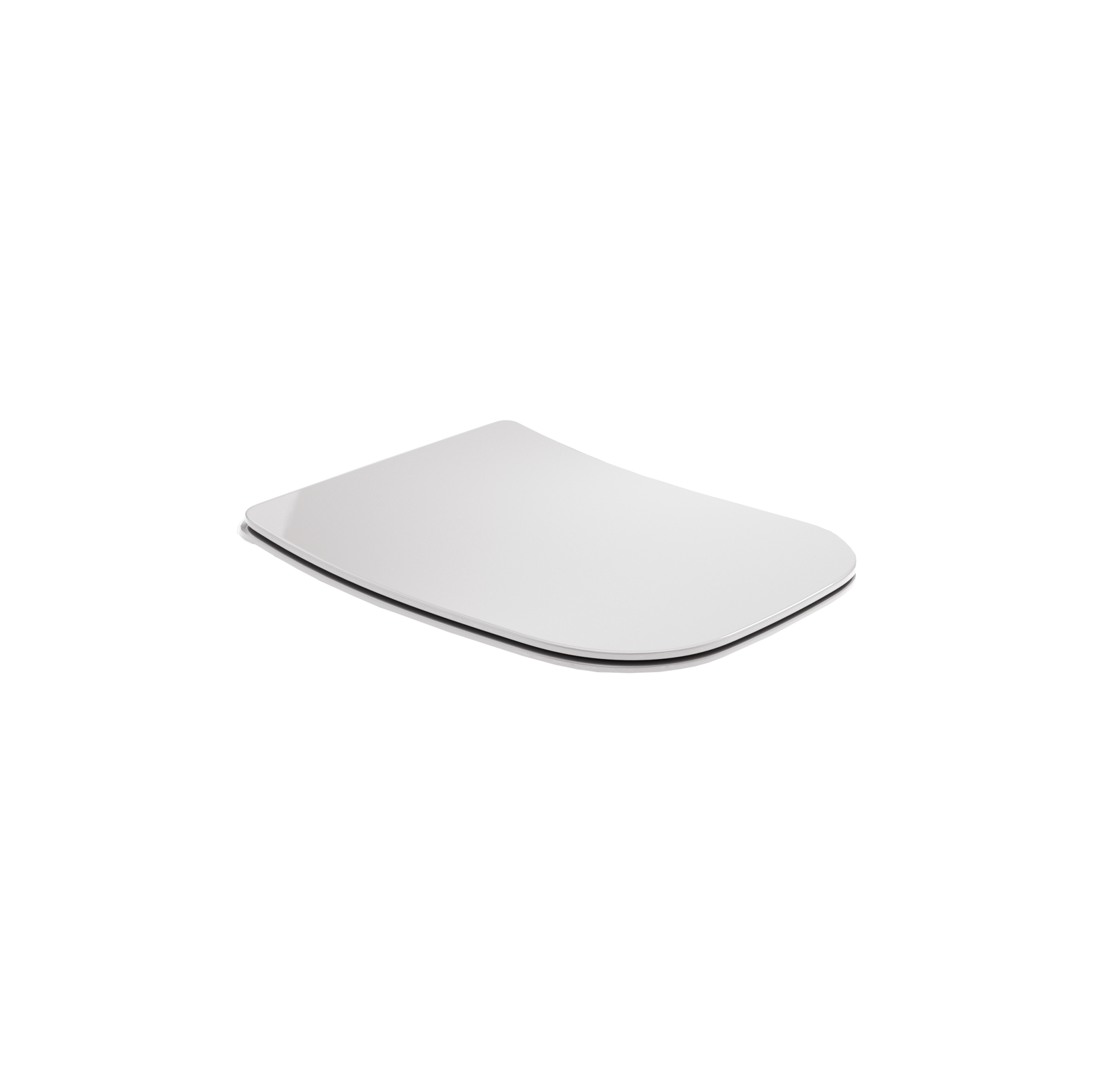 C9SYN01 Сиденье с микролифтом и съемными петлями тонкое для унитаза Olympia Synthesis Eco (цвет - белый глянцевый)