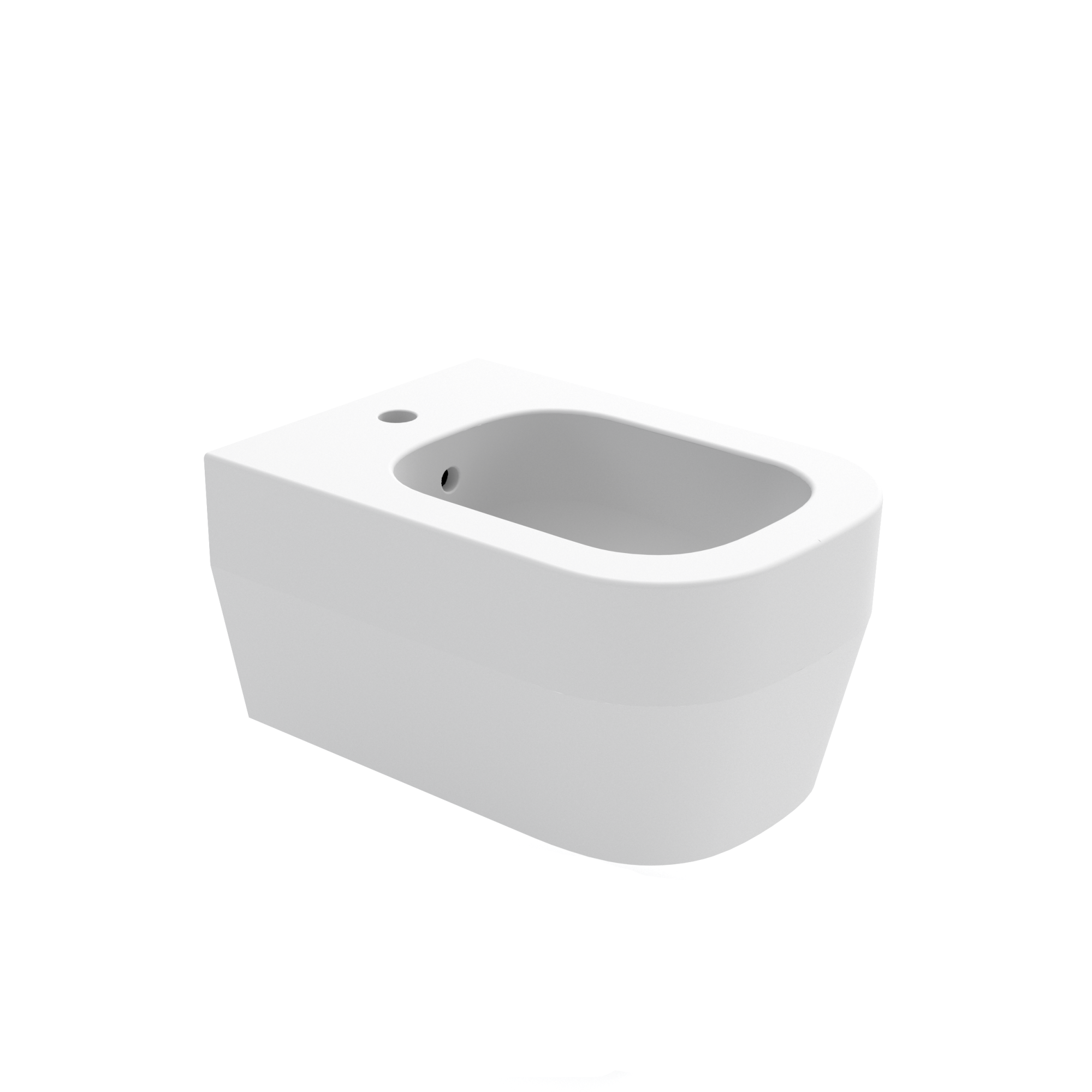 TUE220111 Биде подвесное Olympia Tutto-evo с 1 отв (цвет - белый матовый)