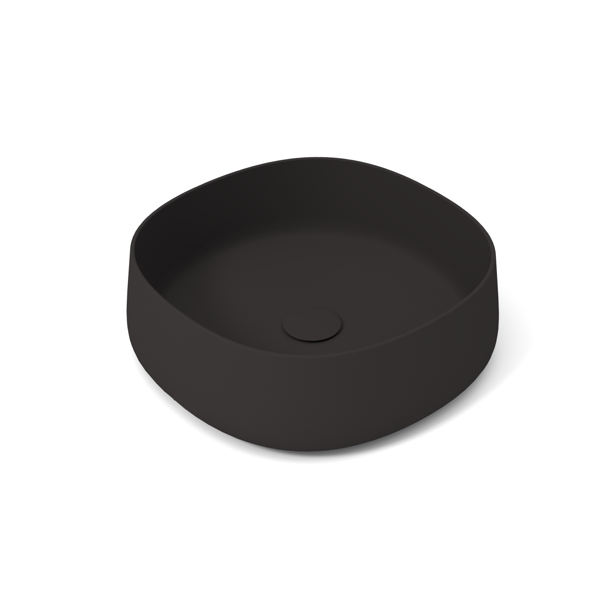 PAD4B42023 Раковина накладная Olympia Paddle 45x45x15см (цвет - черный матовый)