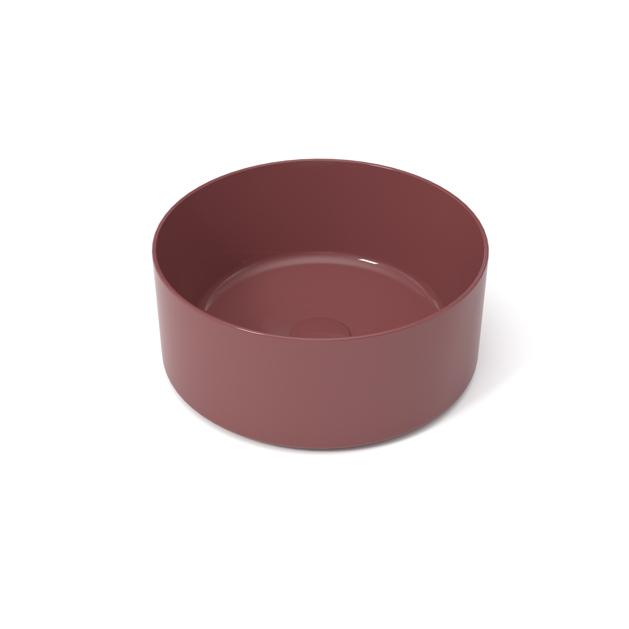 OPE42TO40016 Раковина накладная Olympia Open, 40х40х17 см (цвет - баклажан глянцевый)