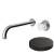 MR0025DLEPNO Внешняя часть встраиваемого смесителя для раковины Giulini My Ring  Deluxe (цвет - черный матовый)