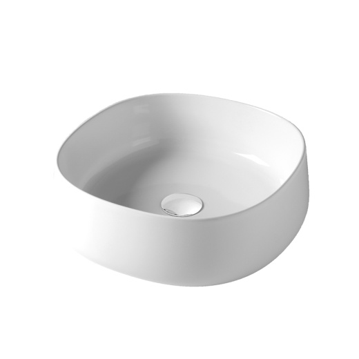 PAD4B42001 Раковина накладная Olympia Paddle 45x45x15см (цвет - белый глянцевый)#