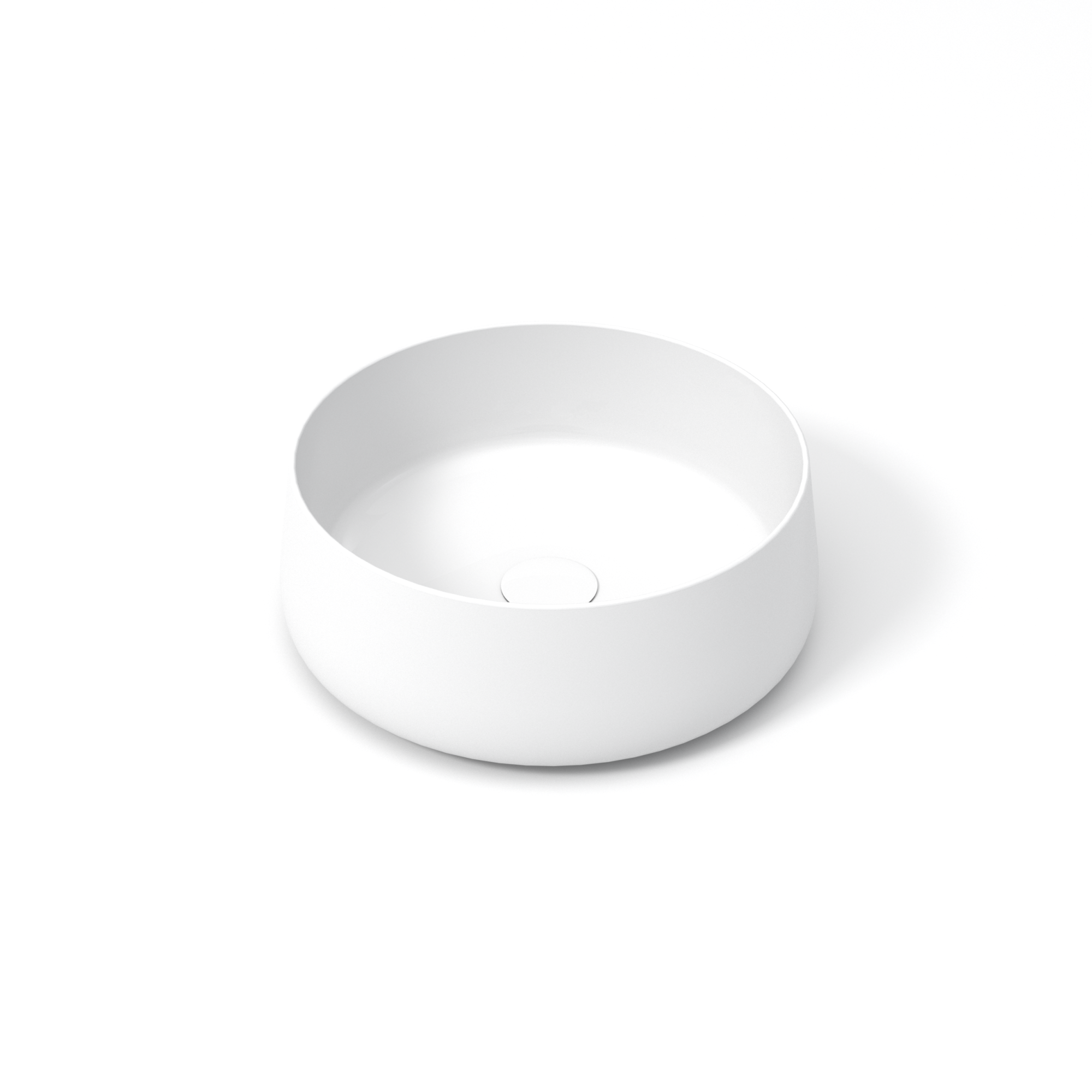 WAV42TO40011 Раковина накладная Olympia Wave ø42x15 см (цвет - белый матовый)