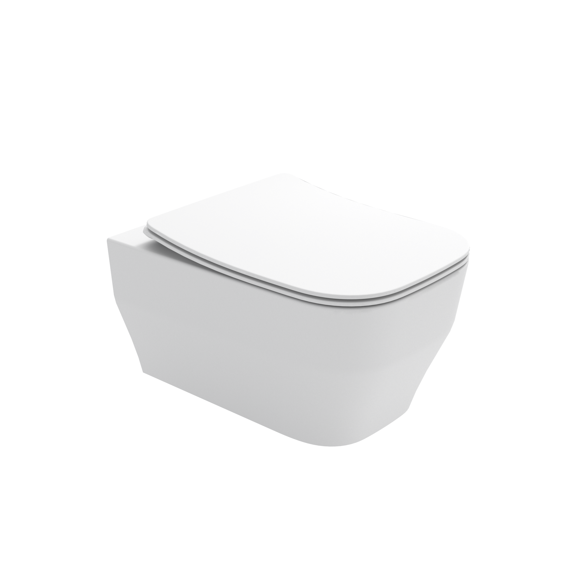 SYN1202R11 Унитаз подвесной безободковый Olympia Synthesis Eco с креплениями (цвет - матовый белый)