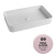SMA42RE65009 Раковина накладная Olympia Smash 65x40xh11 см (цвет - розовый глянцевый)#