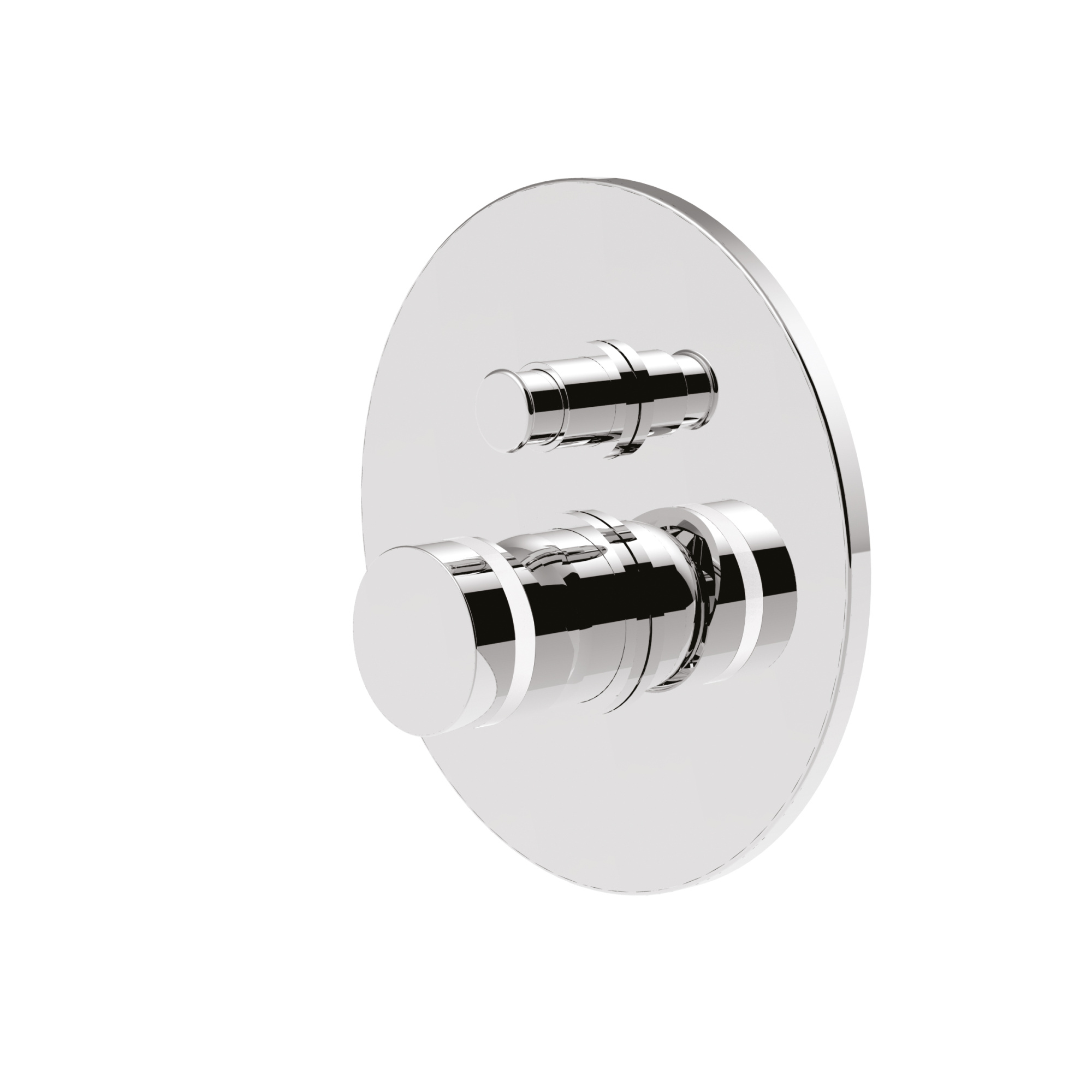 MR0063EP Внешняя часть для встраиваемого смесителя Giulini My Ring для душа с дивертером (цвет - хром)